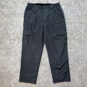 Propper Tactical Cargo Pants Mens Size 36x30 Black Ripstop Workwear